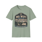 No Wifi in the Wilderness T-Shirt