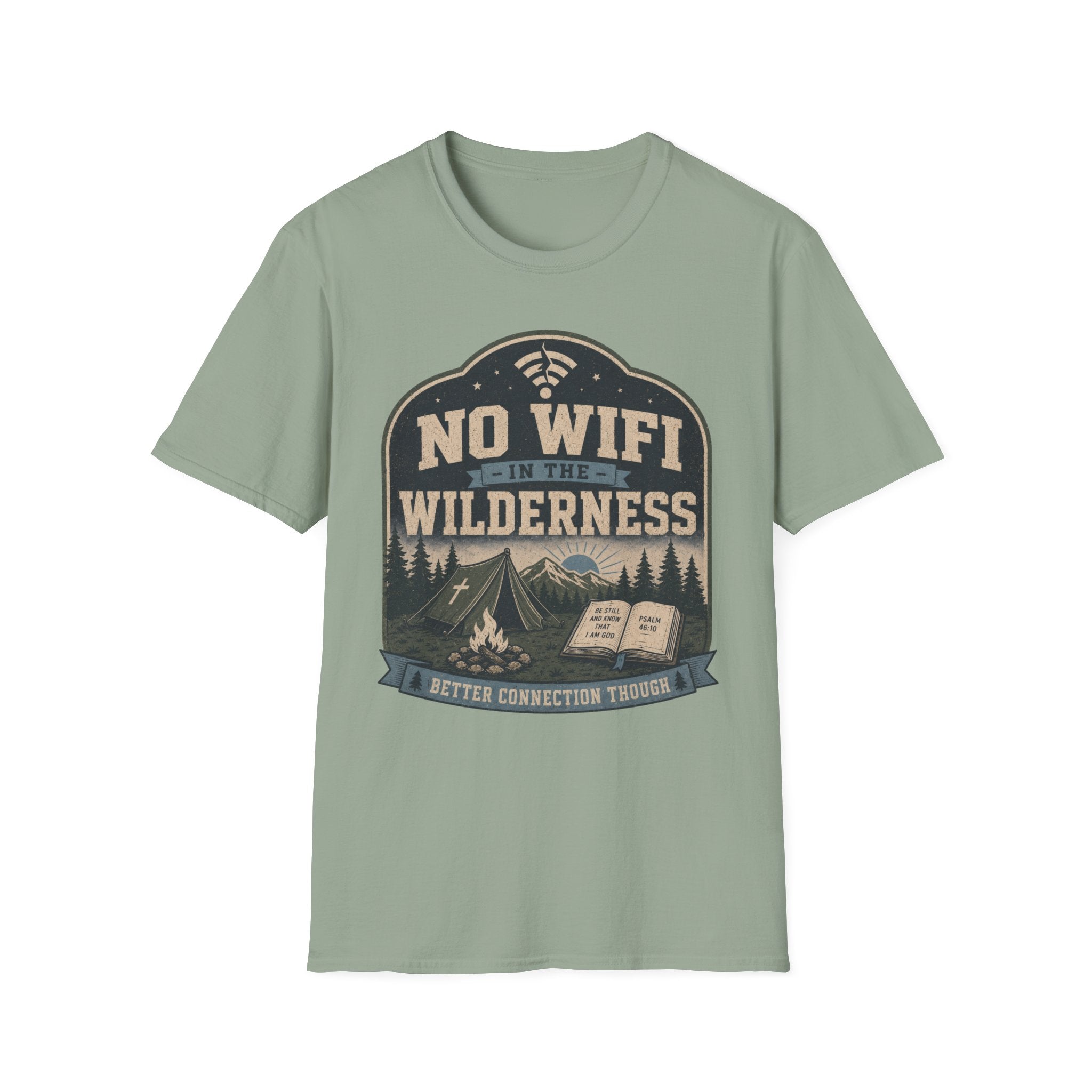No Wifi in the Wilderness T-Shirt