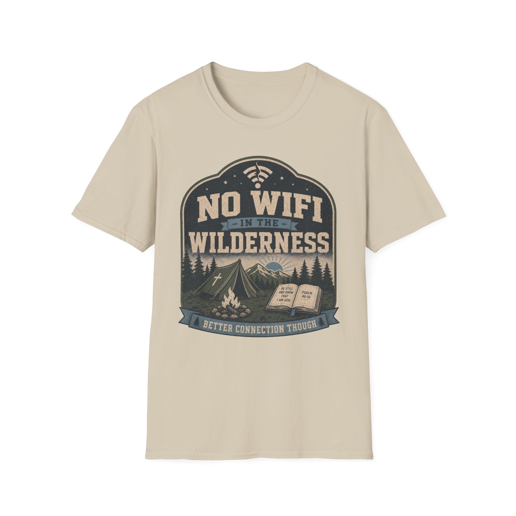 No Wifi in the Wilderness T-Shirt