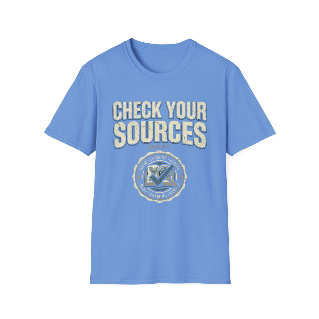 Check Your Sources T-Shirt