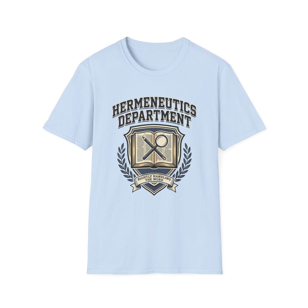 Hermeneutics Department T-Shirt