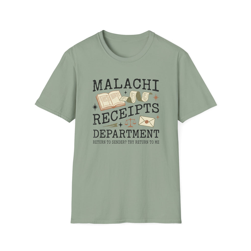 Malachi Receipts Club T-Shirt