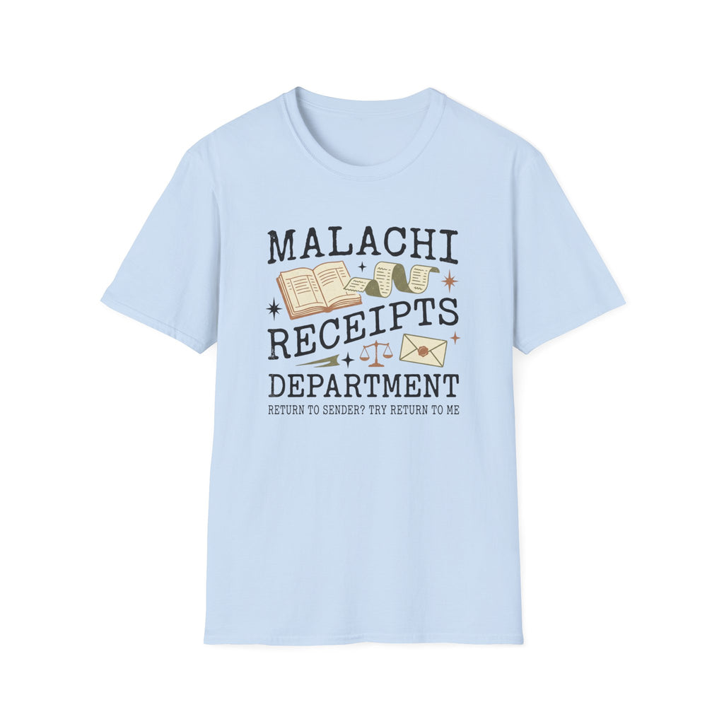 Malachi Receipts Club T-Shirt