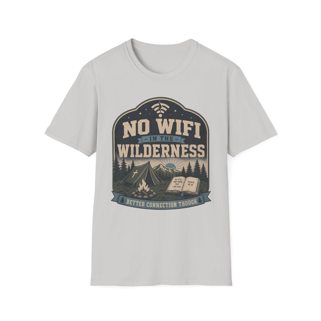 No Wifi in the Wilderness T-Shirt