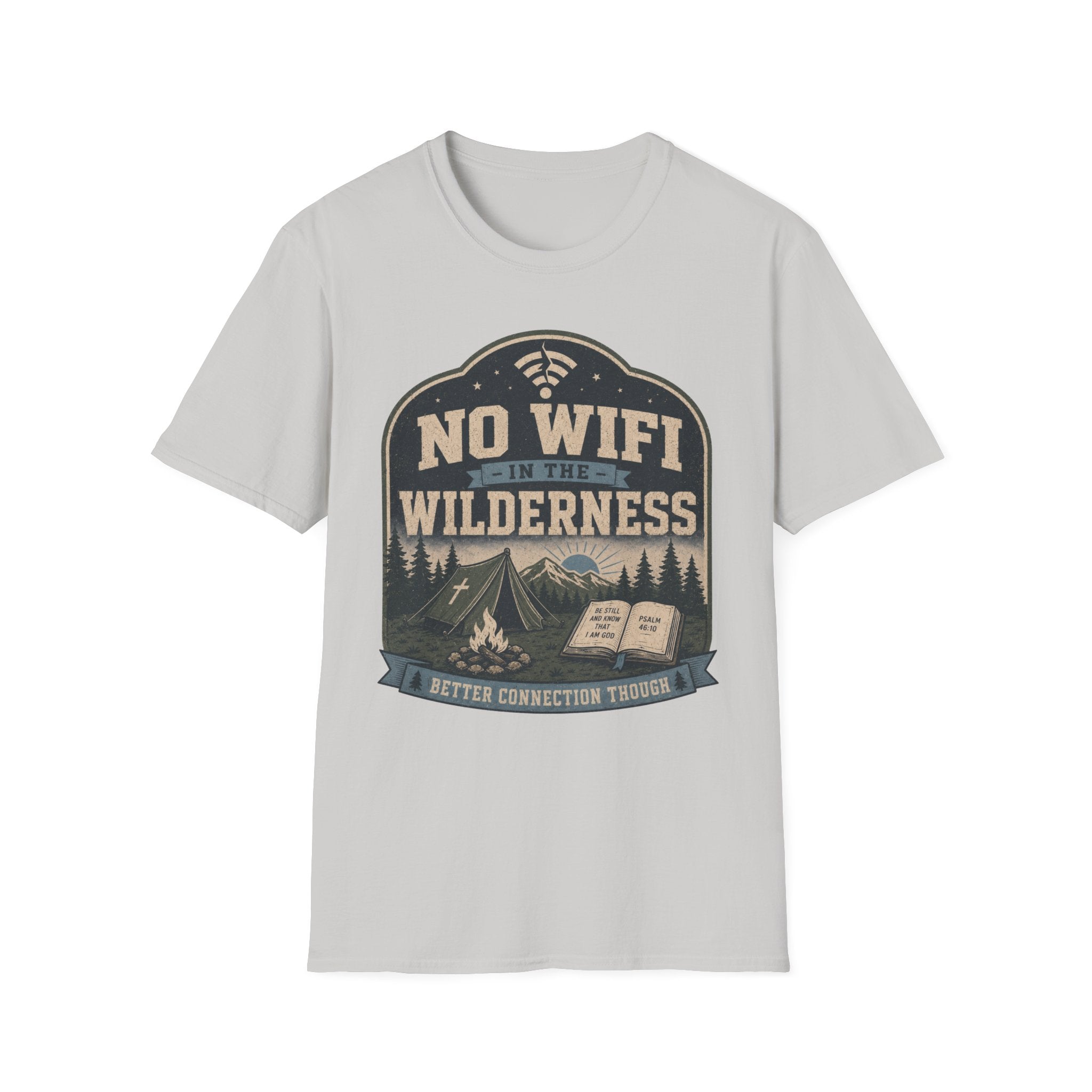 No Wifi in the Wilderness T-Shirt