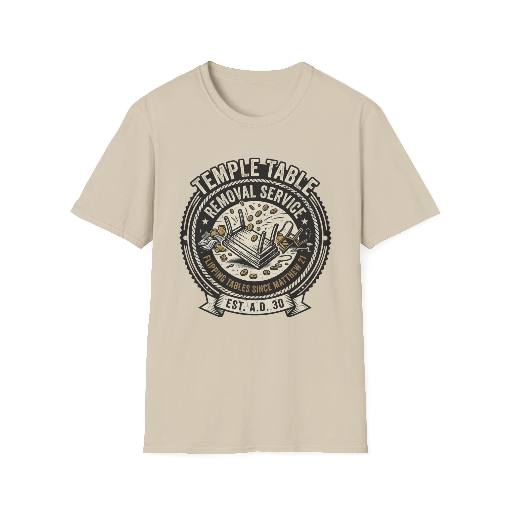 Temple Table Removal Service T-Shirt
