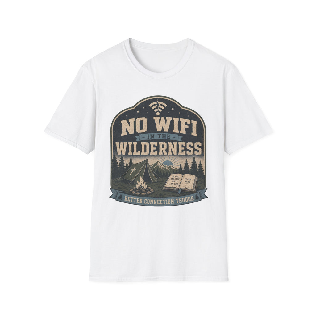 No Wifi in the Wilderness T-Shirt