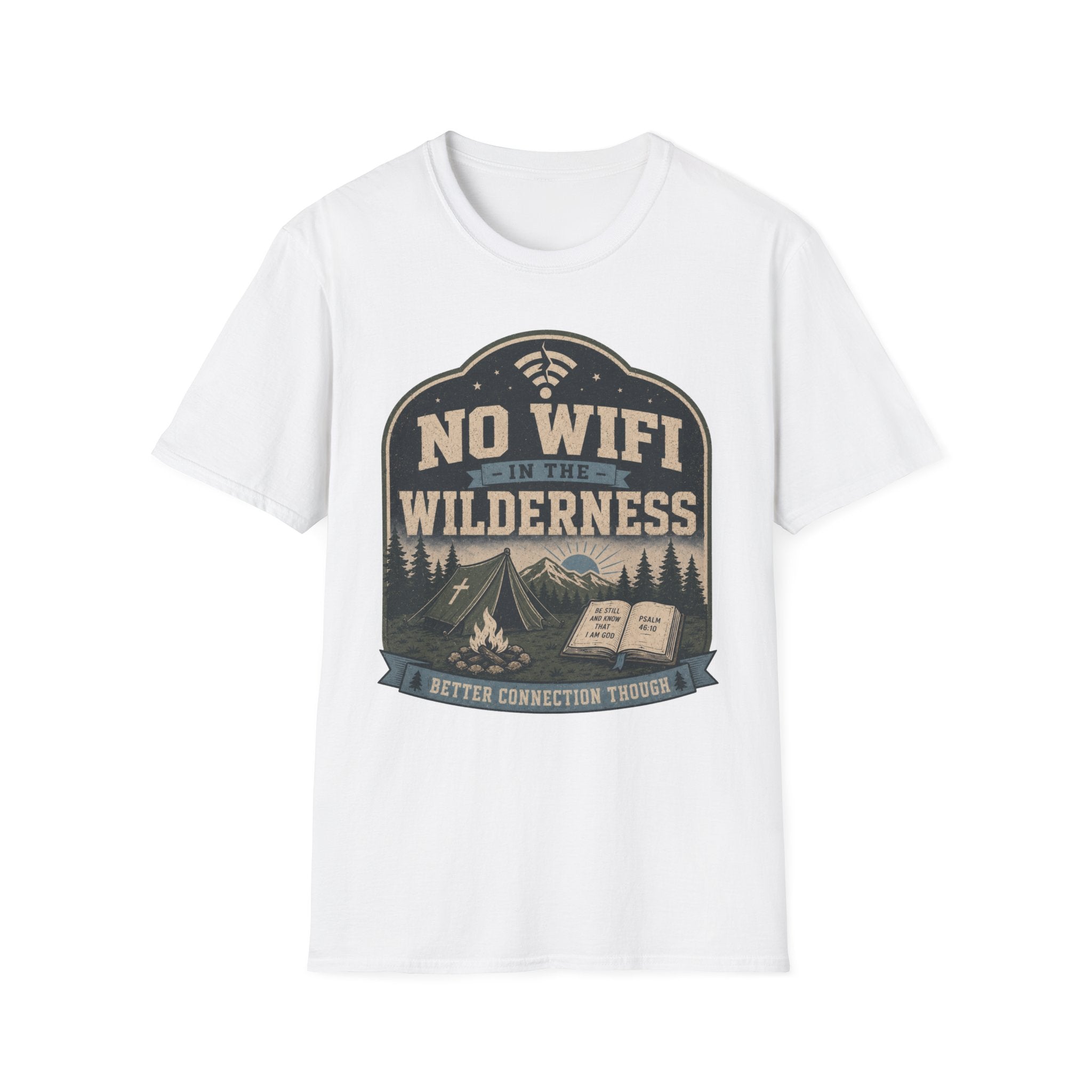 No Wifi in the Wilderness T-Shirt